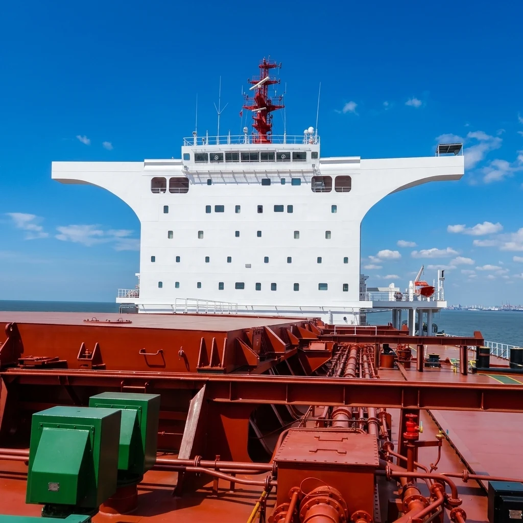 Vessel deck, walkways and accommodation superstructure